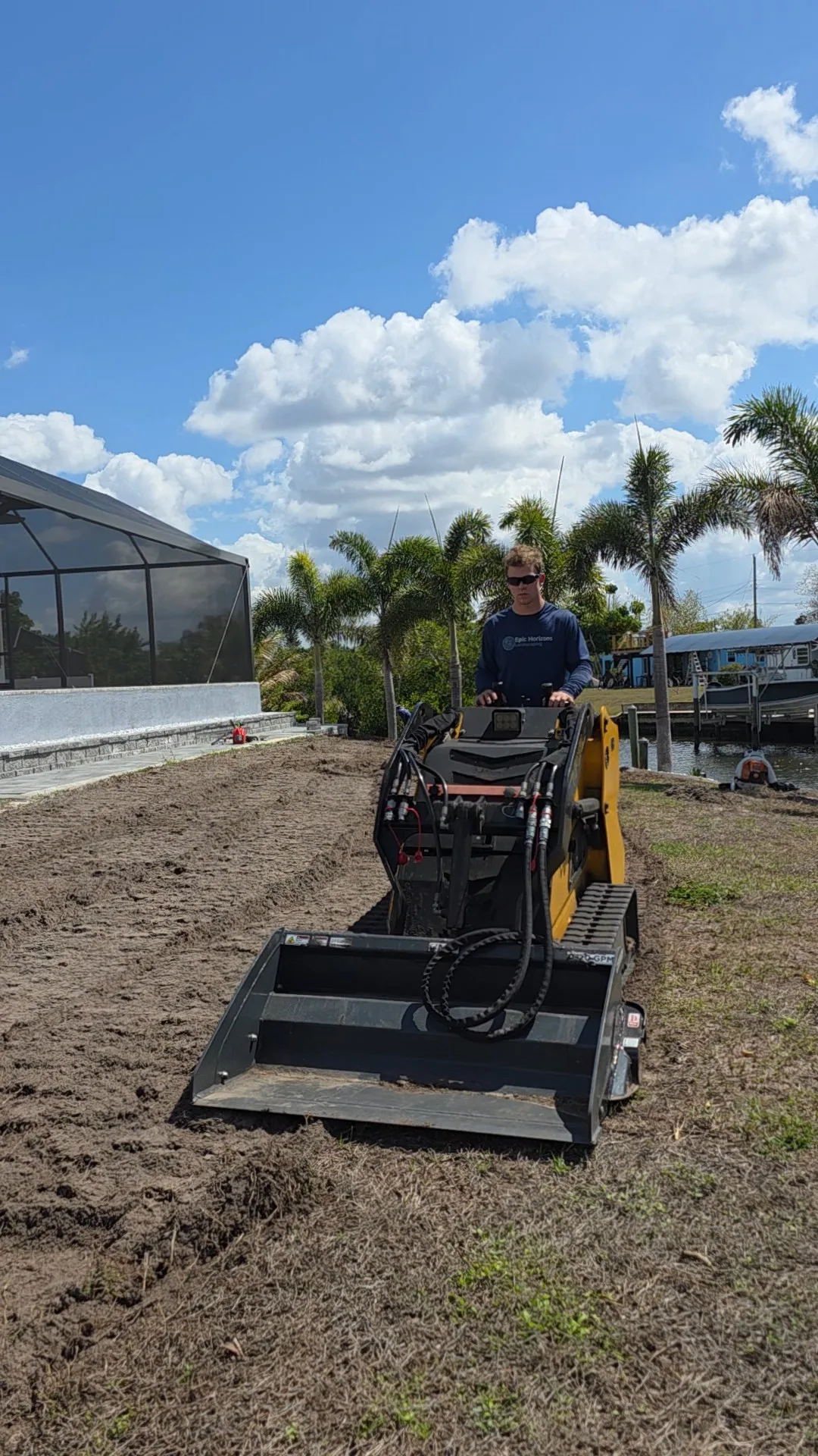 Sod removal and reinstall in Venice Florida yard