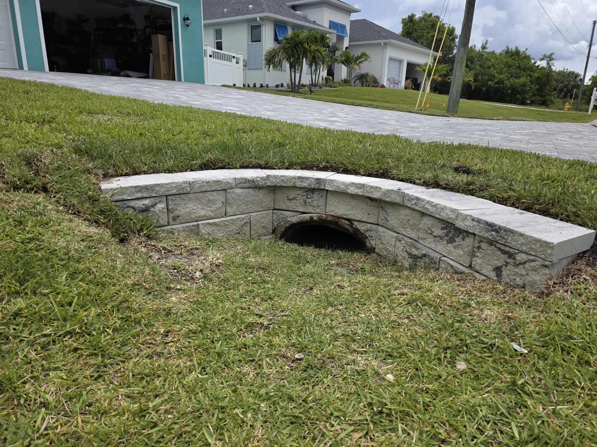 Recent landscaping work in North Port