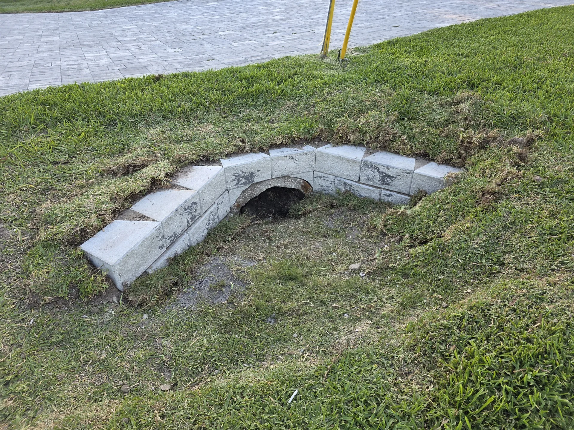 Recent landscaping work in North Port