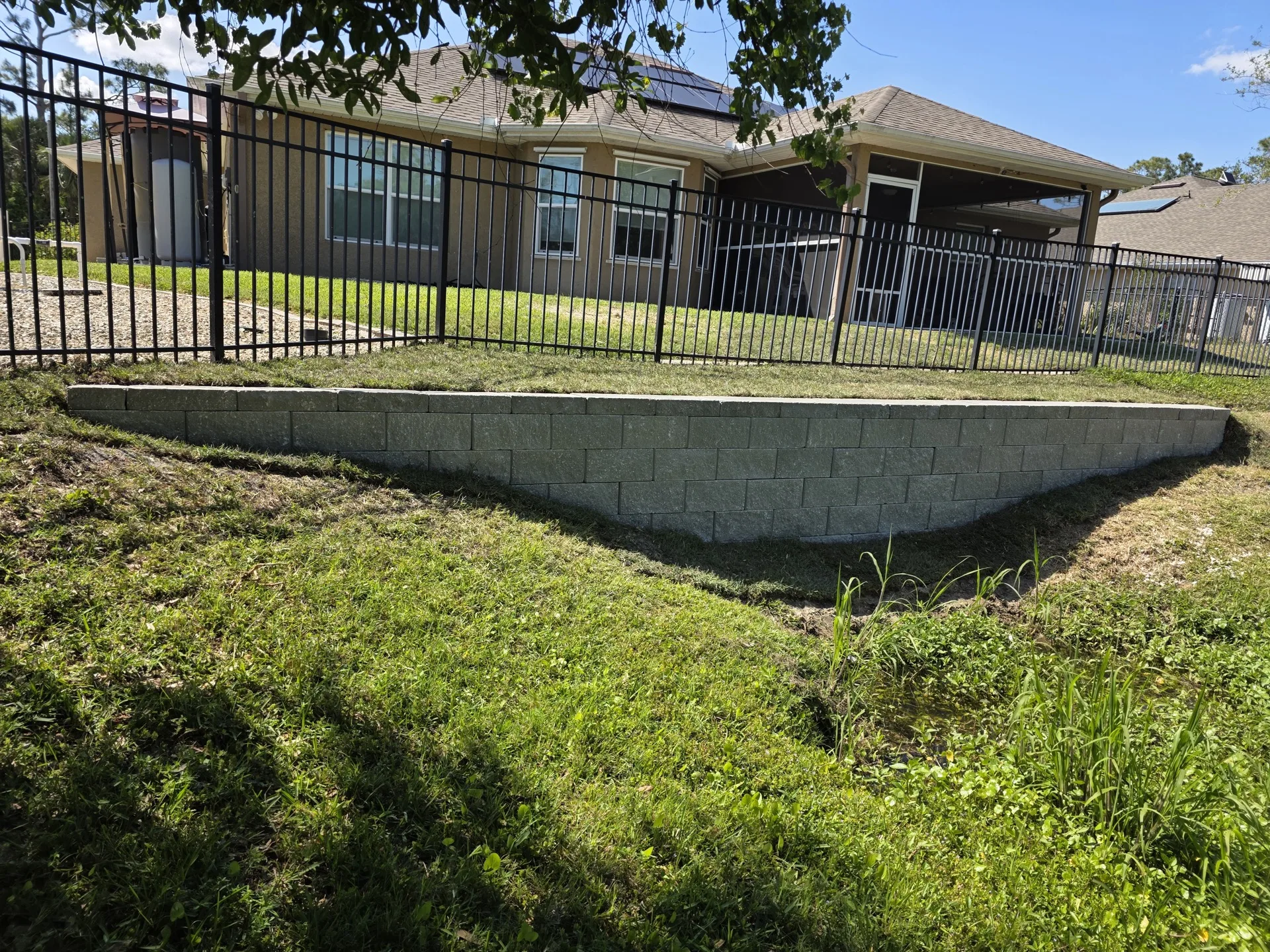 Concrete curbing and plant installation in Deep Creek Port Charlotte FL