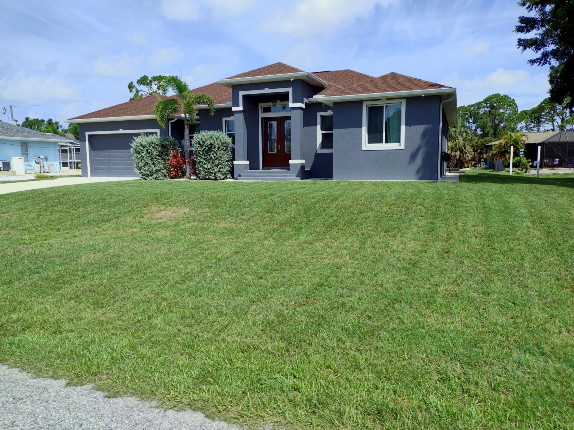Irrigation system installation at Englewood Florida home