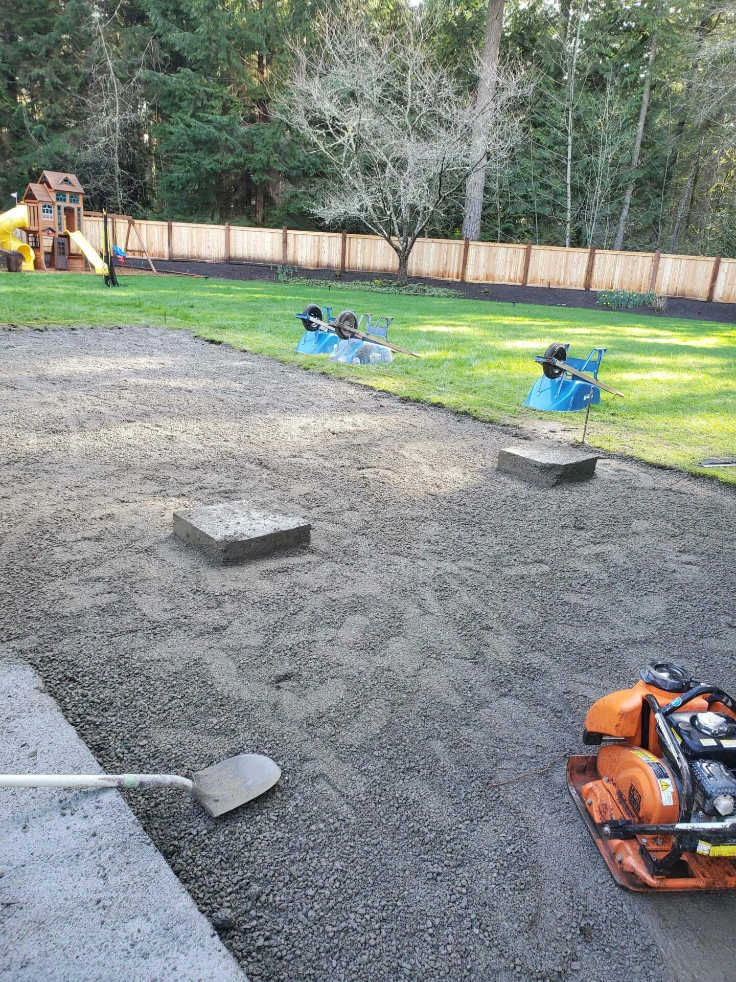 Hardscaping work in Englewood