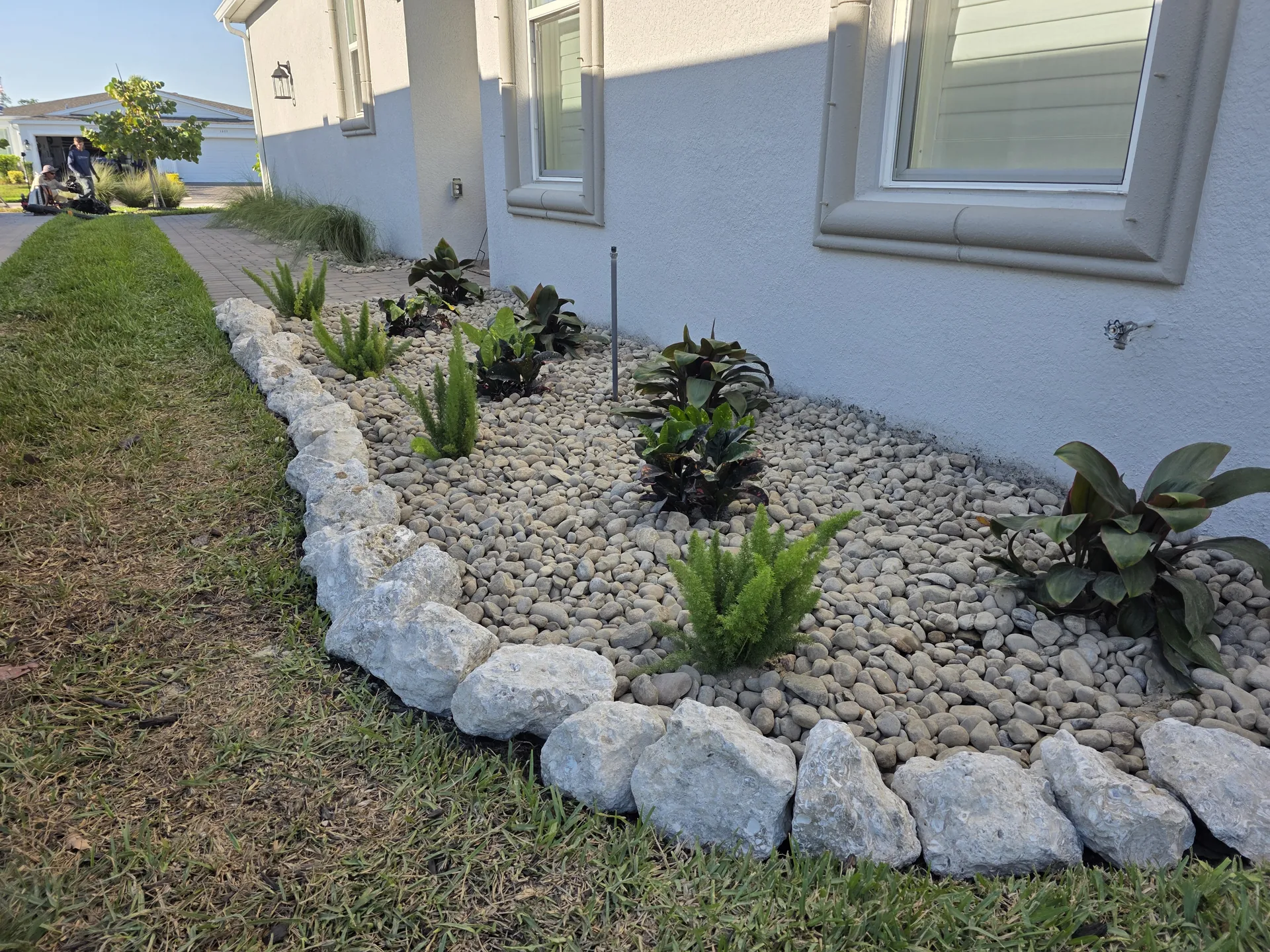 Hardscaping work in North Port