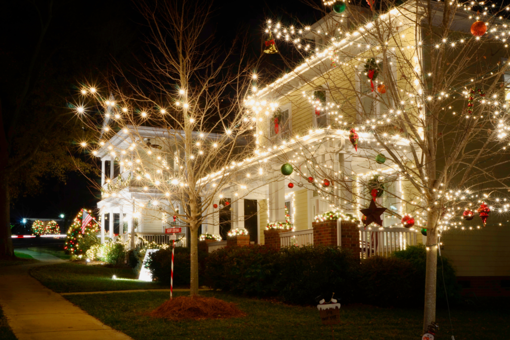 holiday light installation in north port